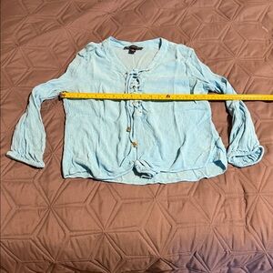 I.N.C. Light Blue Women's Top